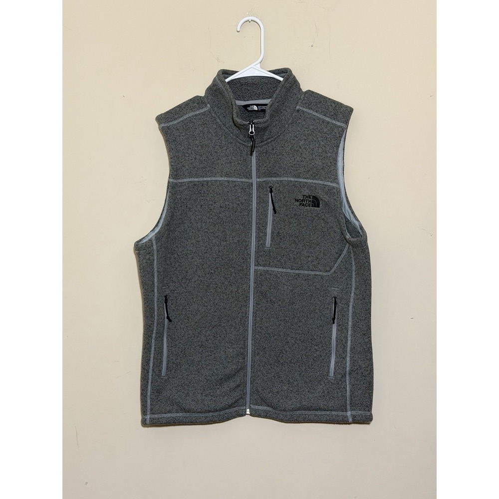 : The North Face Men's Gordon Lyons Fleece Vest Gray Size Large FA18 NF0A33R8